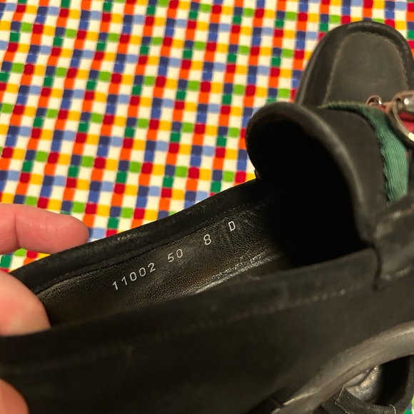 GUCCI #9 loafers black suede 11002 50 8 - Picture 5 of 8